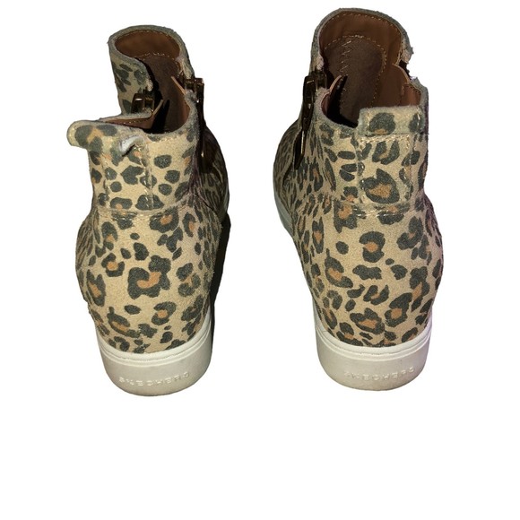 Sketcher Platform Leopard Bootie, Double Zipper on Each, Y2K Style SZ 7.5 - Picture 5 of 9
